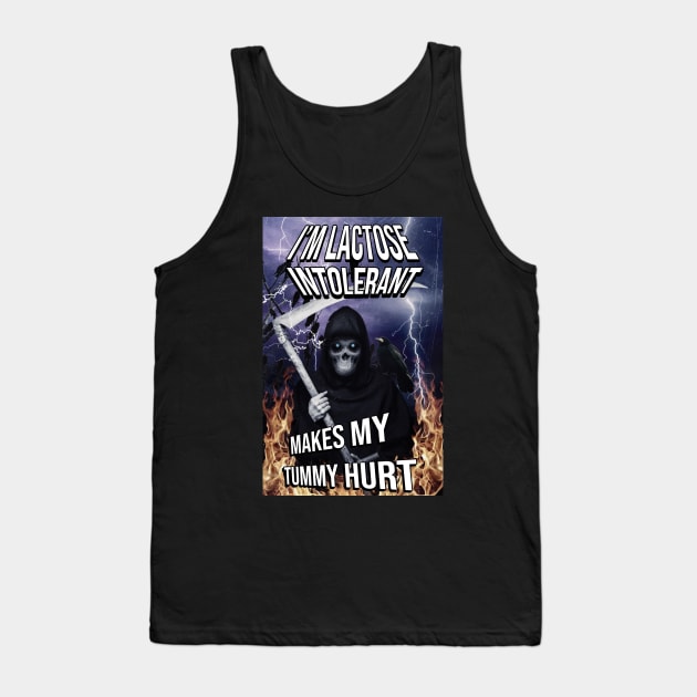 Lactose Intolerant Tank Top by clownshop